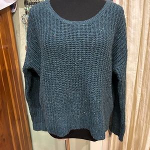 Crop long sleeve sweater